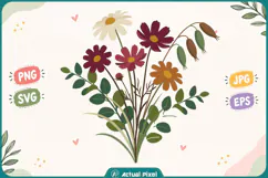 Wildflower Botanical Clipart Product Image 1