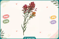 Wildflower Botanical Clipart Product Image 1