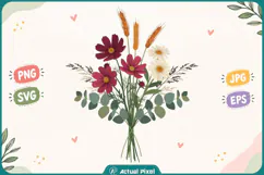 Wildflower Botanical Clipart Product Image 1