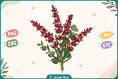 Wildflower Botanical Clipart Product Image 1