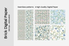 digital paper, seamless paper, floral patterns, wildflower, nature, botanical, spring, summer, cottagecore, vintage