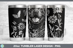 GorgeousWildflower Dogs Laser 20oz Tumbler design.