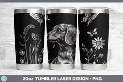 GorgeousWildflower Dogs Laser 20oz Tumbler design.