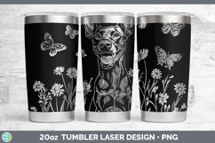 GorgeousWildflower Dogs Laser 20oz Tumbler design.