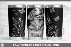 GorgeousWildflower Dogs Laser 20oz Tumbler design.