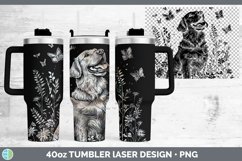 GorgeousWildflower Dogs Laser 40oz Tumbler design.