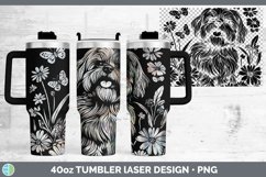 GorgeousWildflower Dogs Laser 40oz Tumbler design.