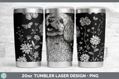 GorgeousWildflower Dogs Laser 20oz Tumbler design.