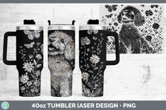 GorgeousWildflower Dogs Laser 40oz Tumbler design.