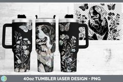 GorgeousWildflower Dogs Laser 40oz Tumbler design.