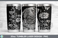 GorgeousWildflower Dogs Laser 20oz Tumbler design.