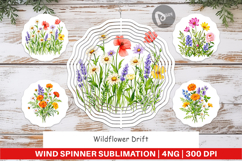 Wind Spinner Wildflower Drift Product Image 1