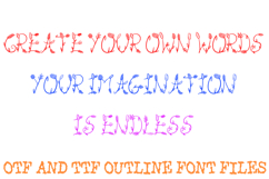 Wildflower Font Floral Flowers Harvest ABC OTF Type Product Image 3