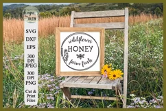 Farm Fresh Honey Round SVG/Sublimation Product Image 1