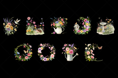 Wildflower meadow clipart, Realistic floral designs, Sublimation wildflower bundle, Nature-themed clipart pack, Digital scrapbooking flowers, Wildflower art illustrations, Meadow floral designs, Realistic wildflower clipart, Floral sublimation designs, Wi