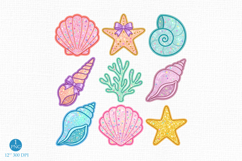 Wildflower Seashell Summer PNG Product Image 1