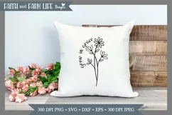 Grow in Grace | Wildflower SVG Product Image 4