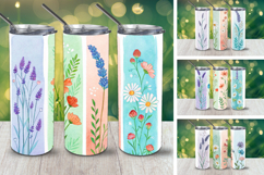 Wildflower Tumbler Wraps 1 Product Image 1