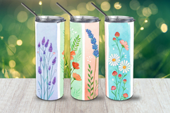 Wildflower Tumbler Wraps 1 Product Image 2
