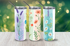 Wildflower Tumbler Wraps 1 Product Image 3