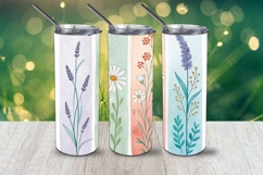Wildflower Tumbler Wraps 1 Product Image 4