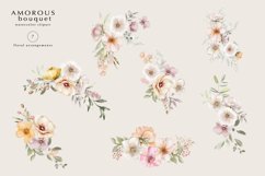 Tiny Bloom Watercolor Digital Clipart Collection Product Image 4