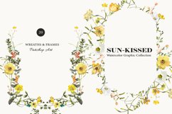 Meadow Flowers Clipart &amp; Alphabet Product Image 8