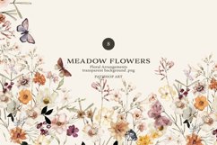 Tiny Bloom Watercolor Digital Clipart Collection Product Image 5