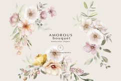 Tiny Bloom Watercolor Digital Clipart Collection Product Image 3