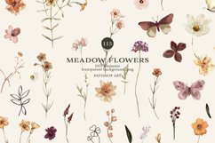 Tiny Bloom Watercolor Digital Clipart Collection Product Image 8