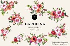 Watercolor Wild Rose Clipart Set Product Image 3