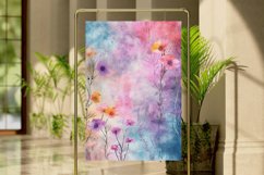 Watercolor Wildflower Digital Paper Bundle Product Image 4