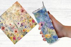 Watercolor Wildflower Digital Paper Bundle Product Image 5