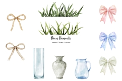 Watercolor meadow flowers clipart. Wildflowers PNG set Product Image 3