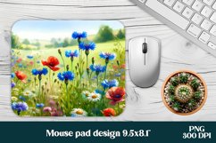 Flower mouse pad | Mousepad | Wildflower sublimation Product Image 1