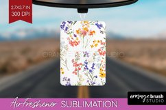 Wildflowers Air Freshener PNG - Spring Flowers PNG Product Image 1