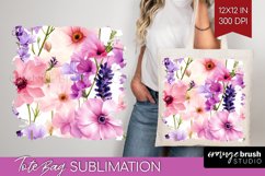 Wildflowers Tote Bag - Spring Flowers Tote Bag PNG Product Image 1