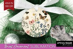 Wildflowers Ornament PNG - Spring Flowers PNG Sublimation Product Image 1