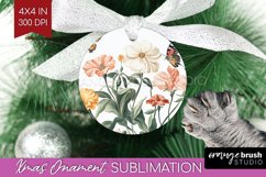Wildflowers Ornament PNG - Spring Flowers PNG Sublimation Product Image 1