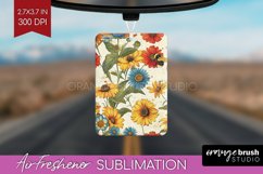 Wildflowers Air Freshener PNG - Spring Flowers PNG Product Image 1