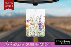 Wildflowers Air Freshener PNG - Spring Flowers PNG Product Image 1
