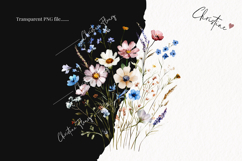Watercolor Wildflowers Clipart Product Image 2