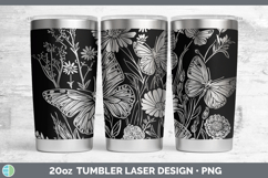 GorgeousWildflowers Laser 20oz Tumbler design.