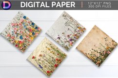 Wildflowers Digital Paper Product Image 1