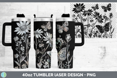 GorgeousWildflowers Laser 40oz Tumbler design.