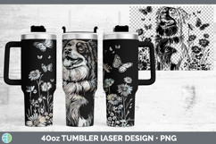 GorgeousWildflowers Dogs Laser 40oz Tumbler design.