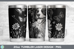 GorgeousWildflowers Dogs Laser 20oz Tumbler design.
