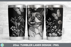 GorgeousWildflowers Dogs Laser 20oz Tumbler design.