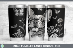 GorgeousWildflowers Dogs Laser 20oz Tumbler design.