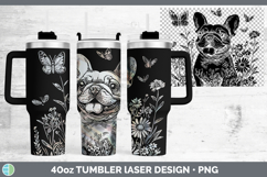 GorgeousWildflowers Dogs Laser 40oz Tumbler design.